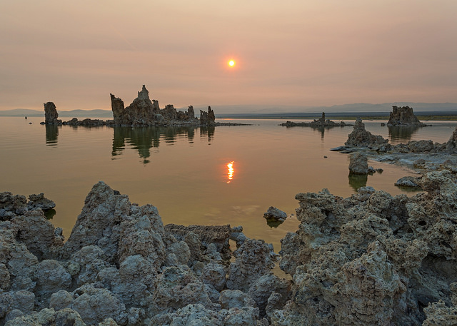 Hazy Mono Lake Sunrise