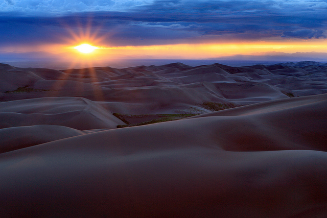 Sunset at Great Sand Dunes National Park