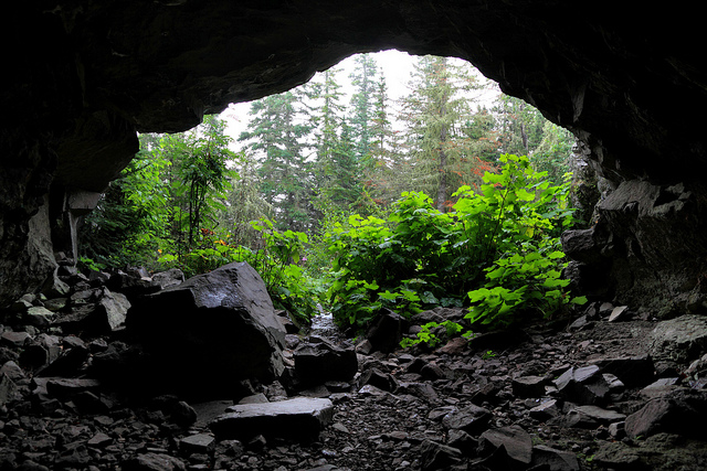 Suzy's Cave at Isle Royale National Park