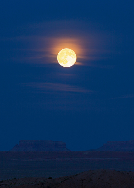 Full Moon Over Goblin Valley