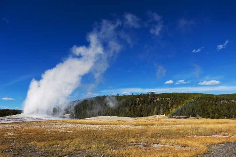 Old Faithful Rainbow