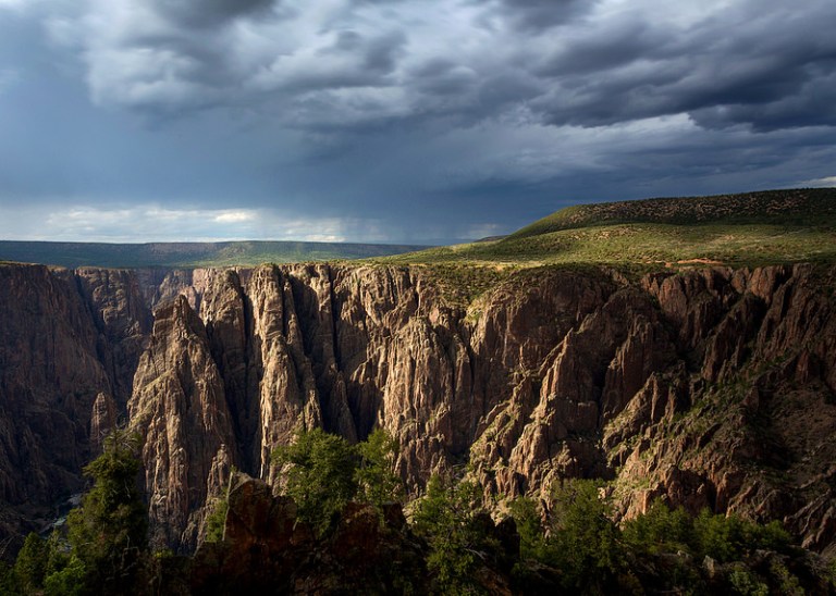 Rain Over Black Canyon NP