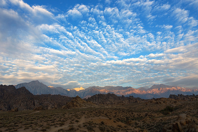 Spotlight on Mount Whitney