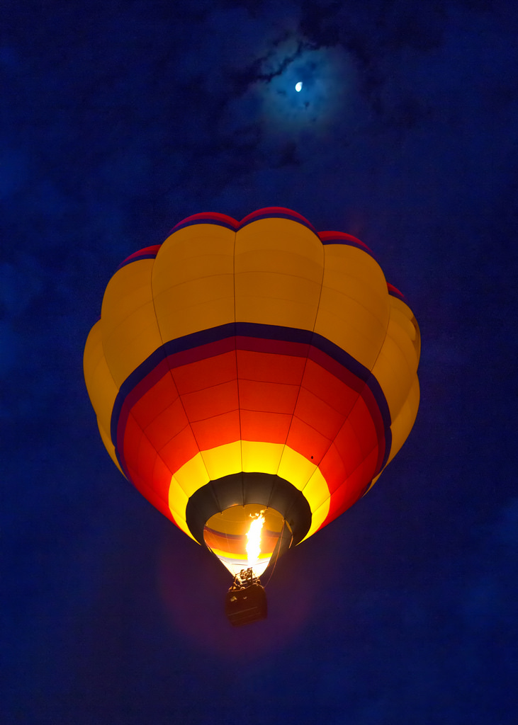 Balloon and Moon