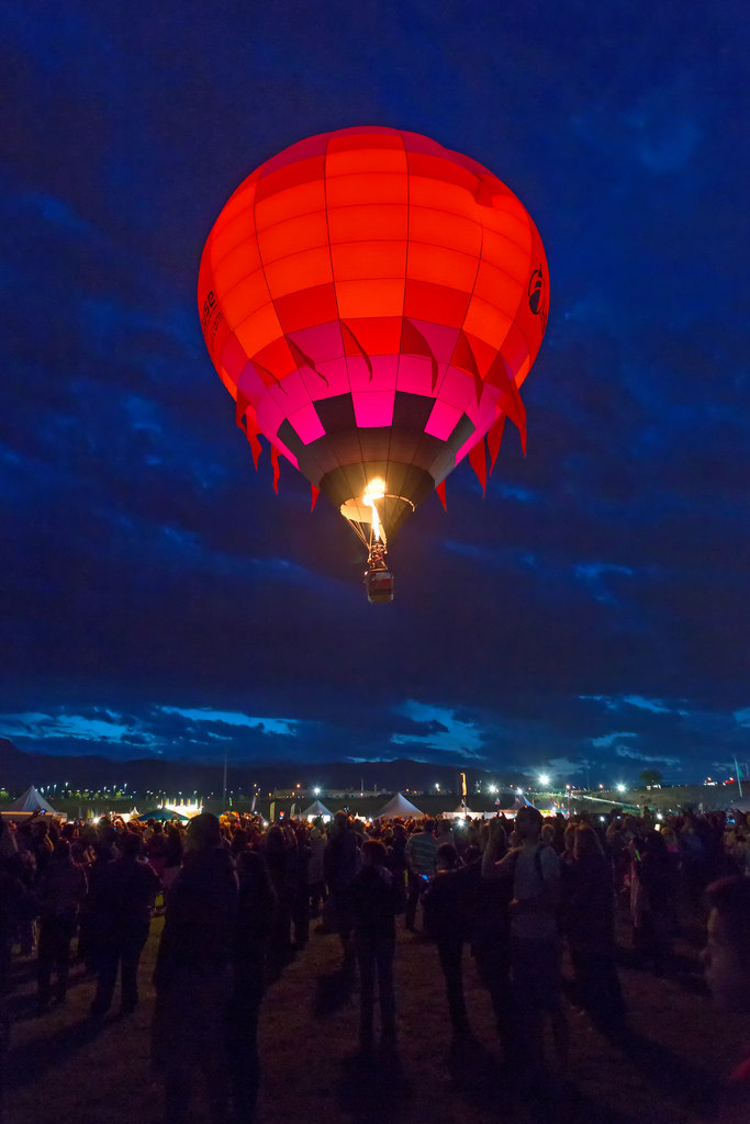 Balloon Rising Before Dawn