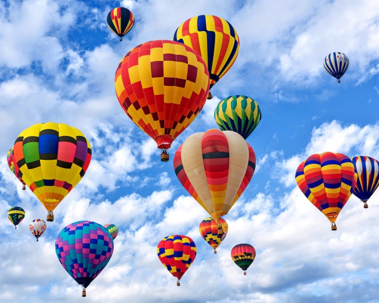 Balloons and Blue Sky