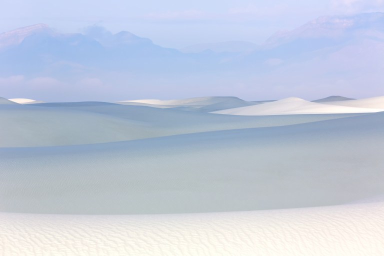 Soft Light White Sands Landscape
