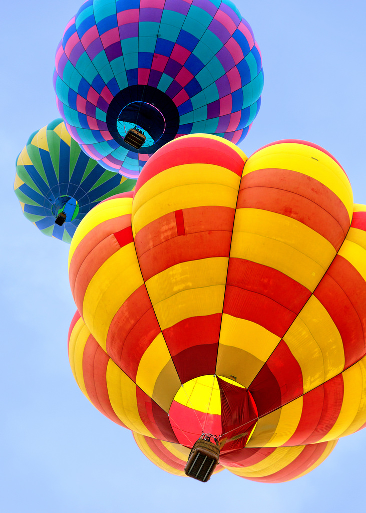 Three Balloons Overhead