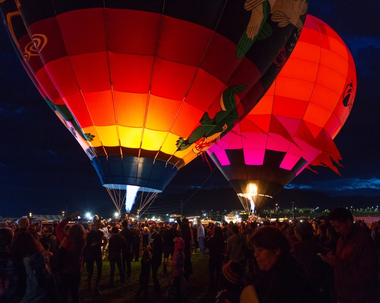 Two Balloons Before Dawn