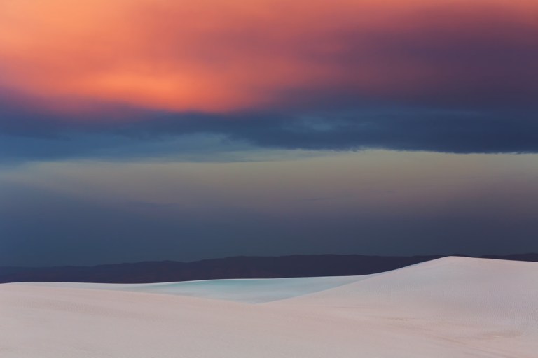 White Sands Sunset Color