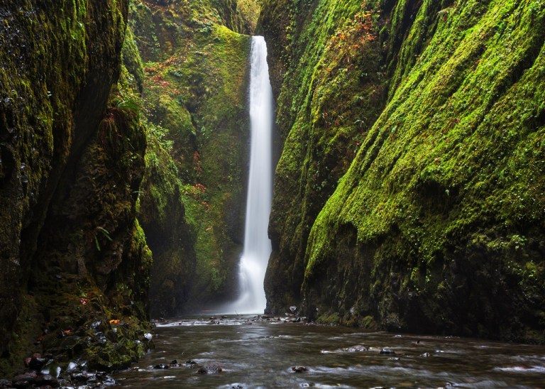 Approaching Lower Oneonta Falls