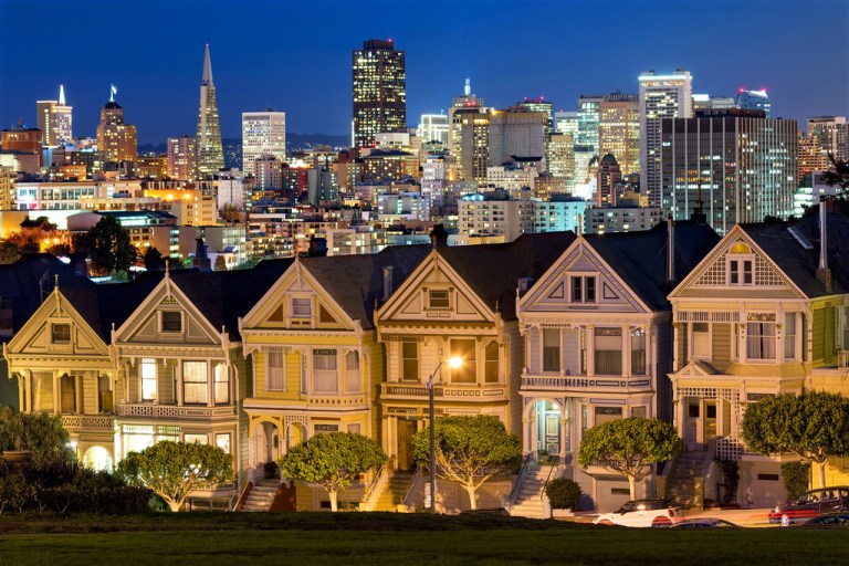Painted Ladies Blue Hour