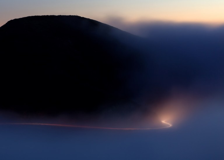 Conzelman Road Light Trail