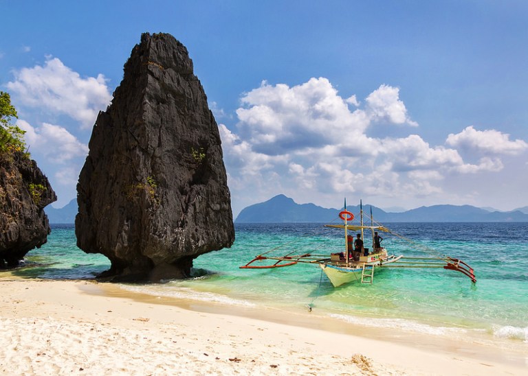 Our Boat at Entatula Island