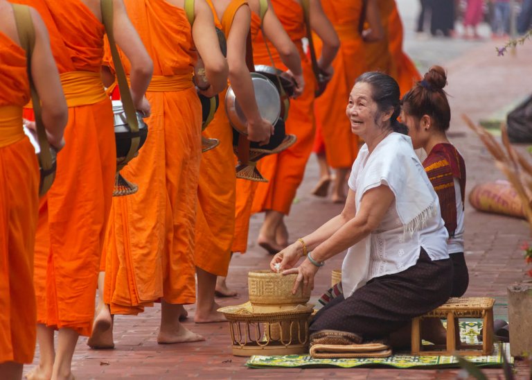 Handing Out Morning Alms in LP