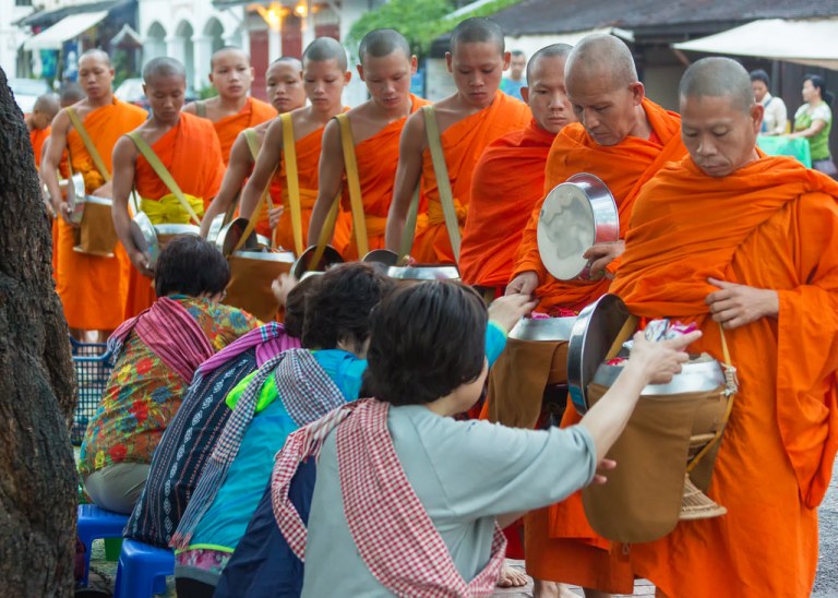 Monks Collecting Alms in LP