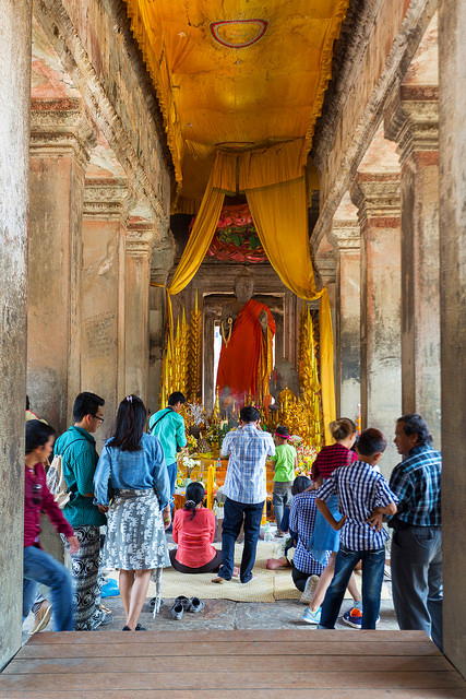 Prayer Room in Angkor Wat