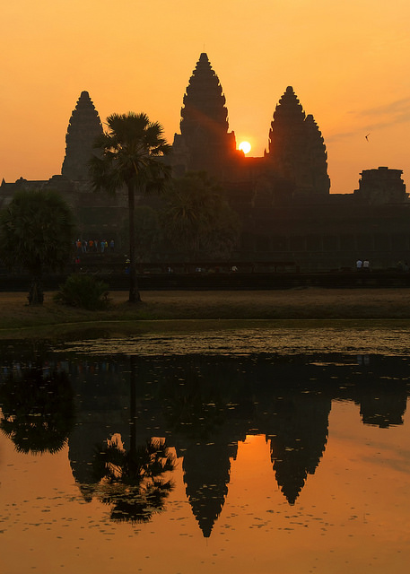 Sunrise at Angkor Wat on Khmer New Year