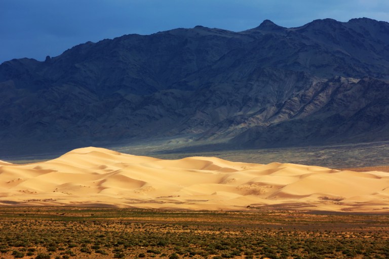 Brief Sun on Khongoryn Els