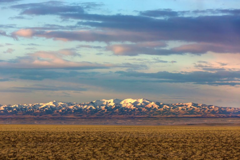 Early Light on the Altai Mountain Range