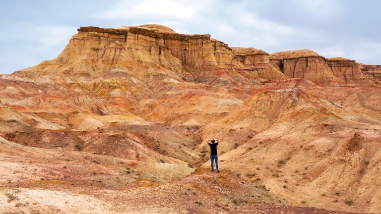 Marie at the White Stupa