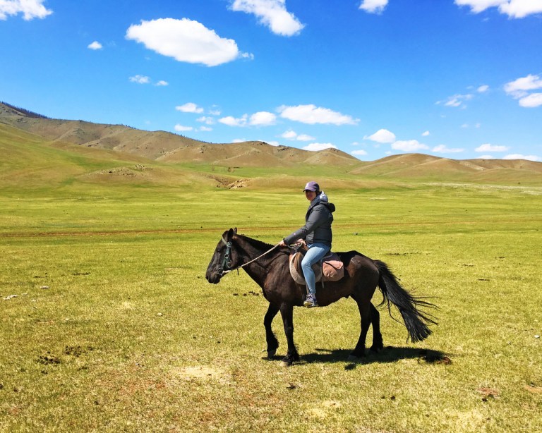 Marie Riding in Terelj