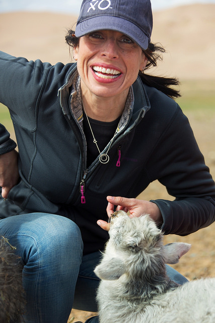 Marie with the Vampiric Goat Kid