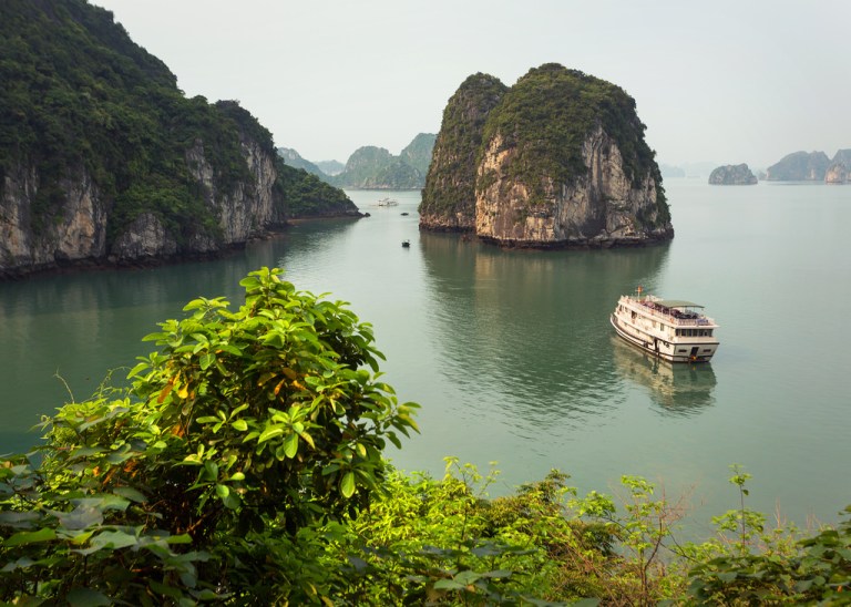 Morning Light on Halong Bay