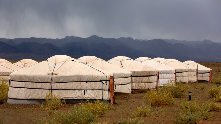 Rain Over Ger Camp