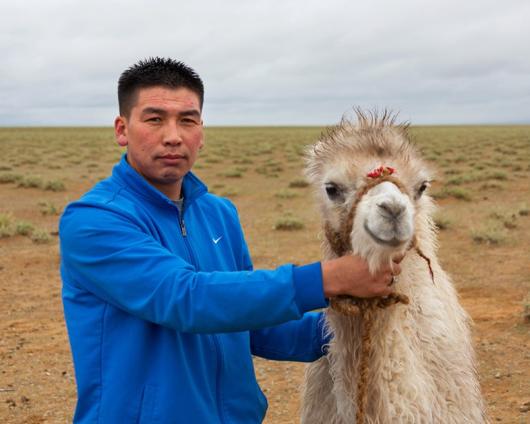 Tog Toh with a Baby Camel