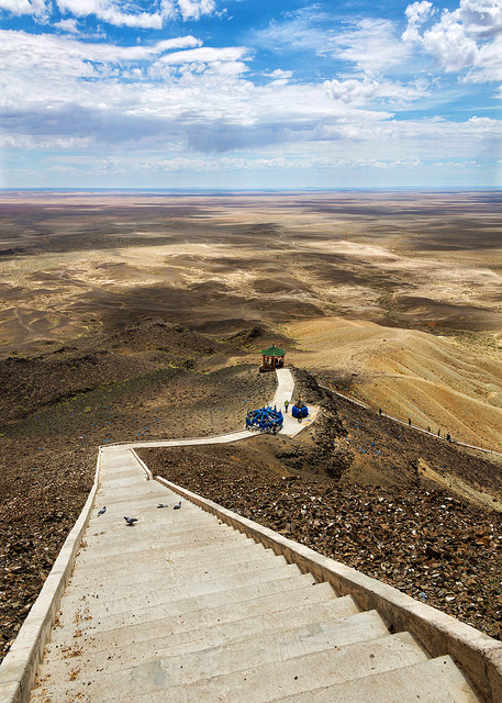 View from the Top of Bayanzurkh Uul