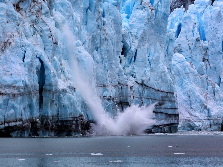 Margerie Glacier Calving