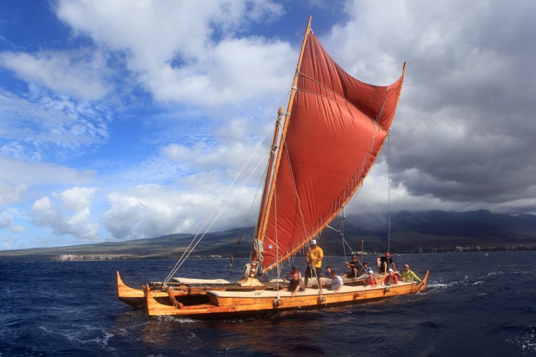 Group on the Wa'a Kaulua