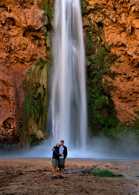 Marie and Rob at Mooney Falls