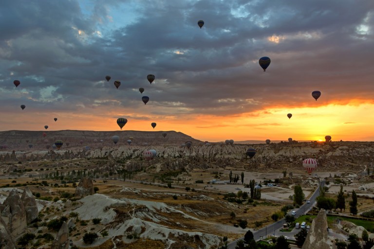 Sunrise over Goreme