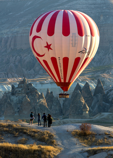 Turkish Balloon at Sunrise